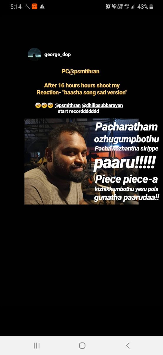 RSK12349's tweet photo. @Psmithran @george_dop . Insta stories.
#Heroshoot https://t.co/eFsgKvpDlx