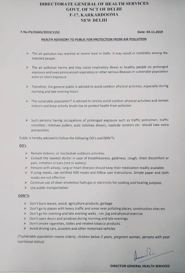 Public Health Advisory