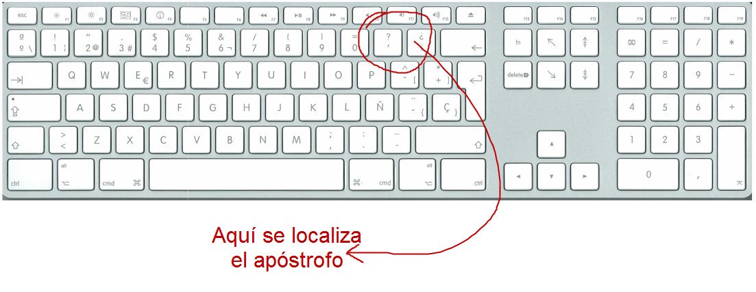 Como poner el corchete en el teclado