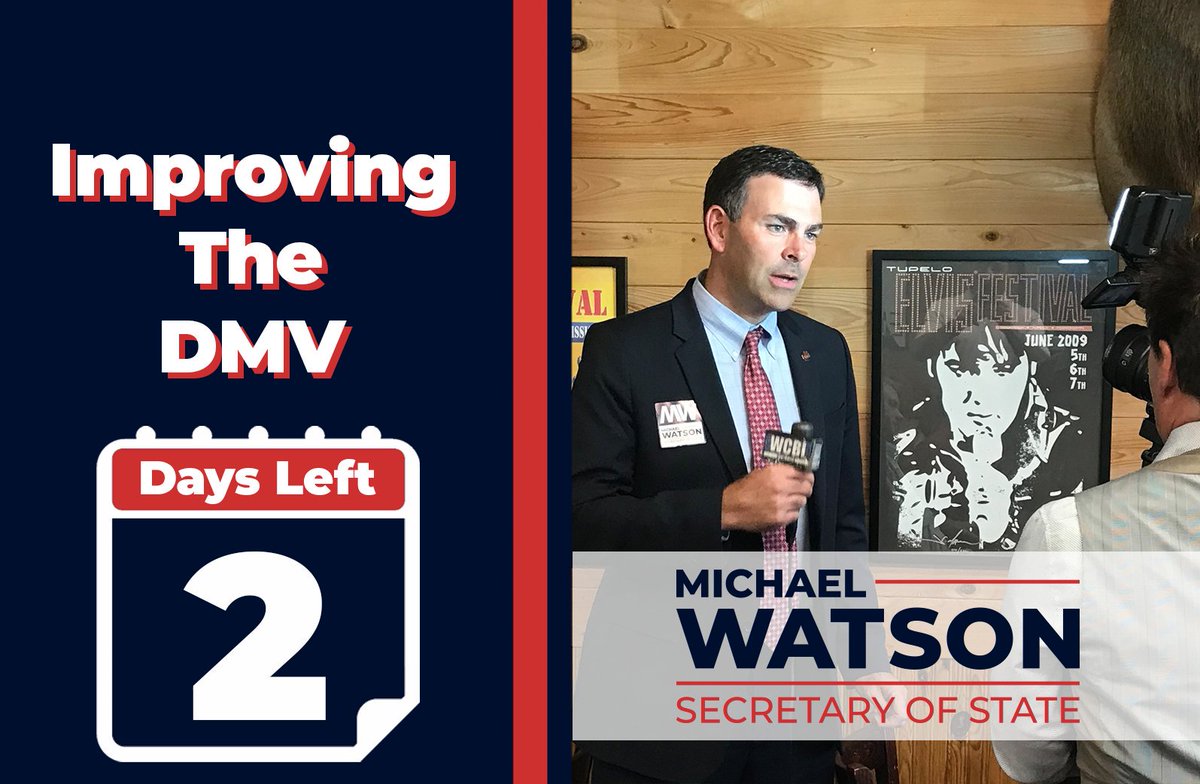 MichaelWatsonMS's tweet image. Mississippians need bold, small-government solutions that work for us.  That's why I'm committed to fixing our Driver's License system to make it simpler, quicker, and more efficient.  Check out my plan here:
michaelwatson.ms/SIP