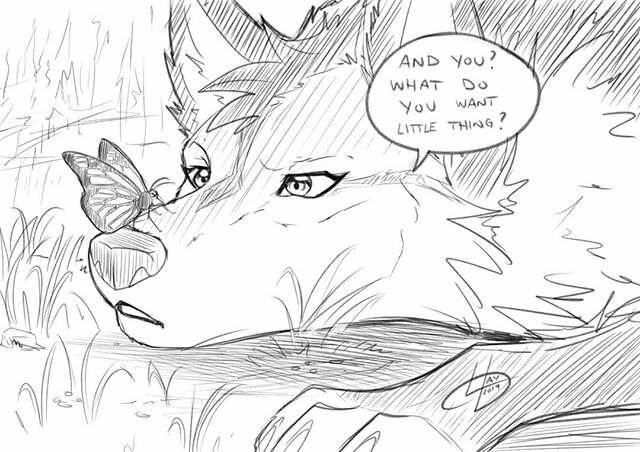 _daisy_Lay_'s tweet photo. Sketch veloce 🐺🦋
Mood attuale perché non sono andata a Lucca Comics quest'anno 😞
-
#sketch #animaldrawing #comics #illustration #digitalart https://t.co/Oo11B3JeFk https://t.co/Odb26rhjyz
