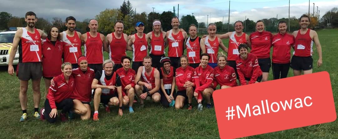 Great #mallowac gang out for the #crosscountry today. Well done to #paulmoloney who won the men's race. In cross country it's all about taking part! #runningincork #runninginmallow #runninginfields