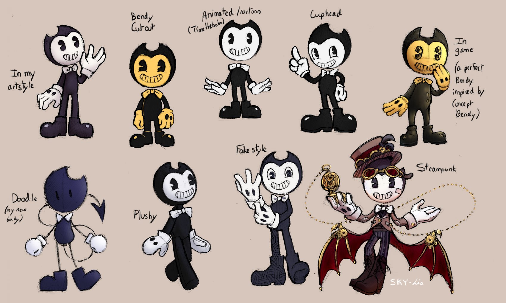 Bendy as a baby