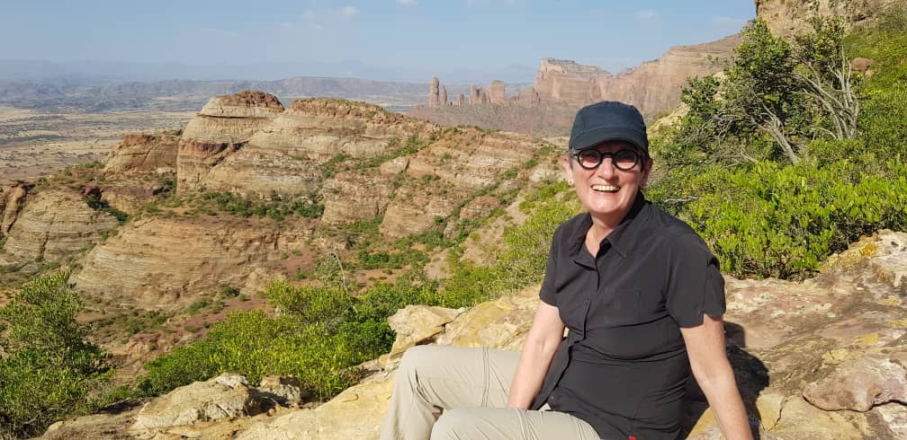 GerEmbAddis's tweet photo. Exhausting ascent to rock hewn Abuna #Gebremichael church in #Gheralta -but absolutely worth the effort. Beautiful old church paintings,  breathtaking view &amp; perfect exercise at the same time. If you haven't been there yet, you should definitely go @Landoforigins @EthiopiaOnline https://t.co/7dOlo1TtkW