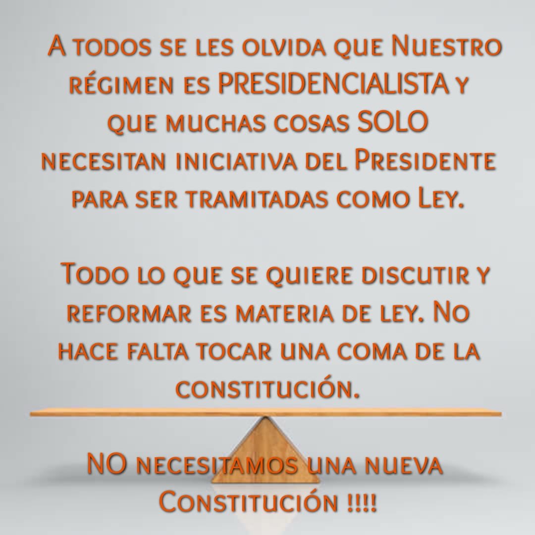 #NOaLaAsambleaConstituyente  porque no es necesario <a href="/tvn/">TVN</a>
<a href="/t13/">T13</a>
<a href="/cnnchile/">CNN Chile</a>
<a href="/latercera/">La Tercera</a>
<a href="/publimetrochile/">Publimetro</a>
<a href="/lacuarta/">La Cuarta</a>
<a href="/mega/">Mega</a>
<a href="/LaRedTv/">LaRed</a>
<a href="/CadenaChile/">Cadena Chile</a>
<a href="/nacioncl/">La Nación Chile</a>
<a href="/DiarioLaHora/">La Hora</a>
<a href="/enportada/">En Portada</a>
@noticiasenchile
<a href="/tvn_online/">TVN ONLINE</a> <a href="/CNNChile/">CNN Chile</a> <a href="/Mega/">Mega</a>