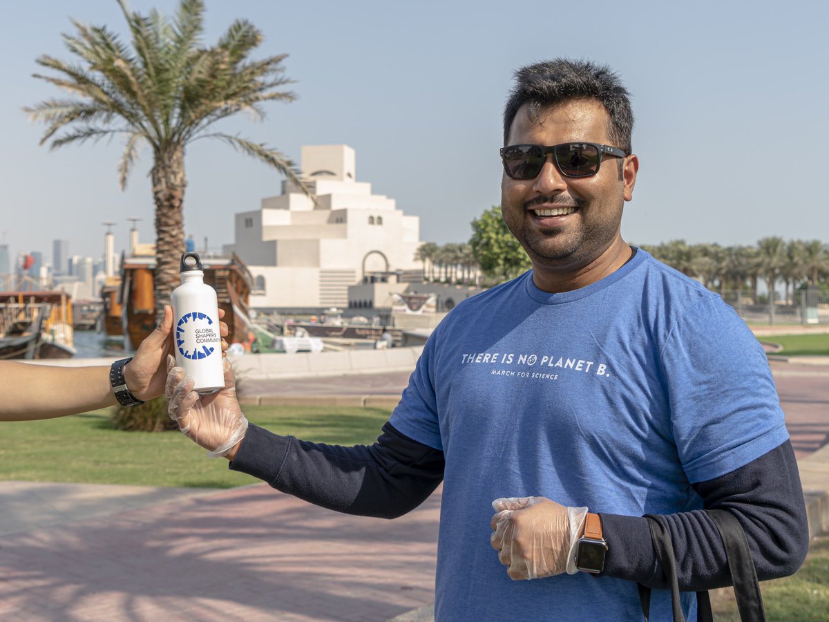 DohaShapers's tweet photo. Thank you to Embassy of Argentina &amp; HE Amb Carlos Hernandez for joining ‘Plogging’  #Qatar as a part of #QatarSustainabilityWeek2019 @QatarGBC 

#QatarSustainabilityWeek2019 #PlasticFree #Qatar #qsw2019 @GlobalShapers #GlobalShapers https://t.co/nHrPMpIBCT