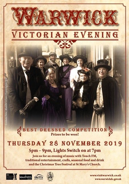 Thurs 28 Nov
Warwick Victorian Evening