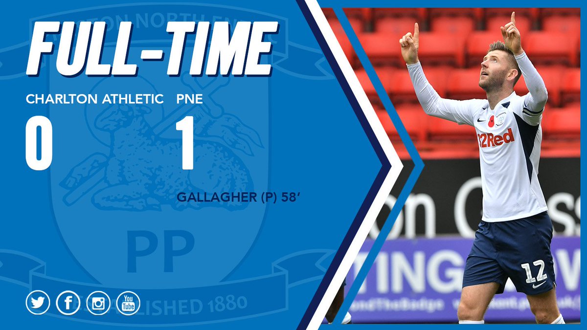 pnefc's tweet photo. FULL-TIME: Charlton Athletic 0-1 #pnefc

GET IN! Three points on the road sends us top of the @SkyBetChamp! 👊 https://t.co/ihF9r47m7O