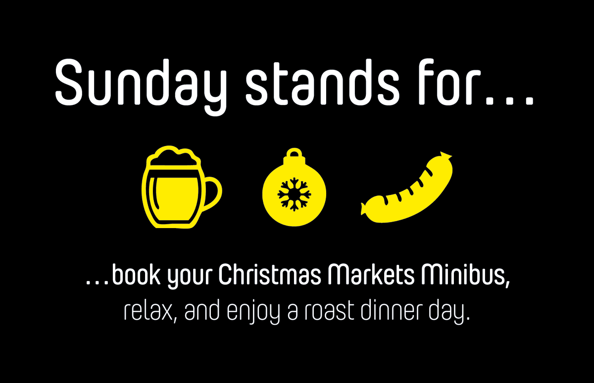 We're offering special mid-week rates to the Manchester Christmas Markets! 🎅🏻❄️

⚡ Book a minibus Sunday to Thursday and benefit from a discounted price! ⚡

Call us today on 01253 206205 to book or inbox us for more info! 📩