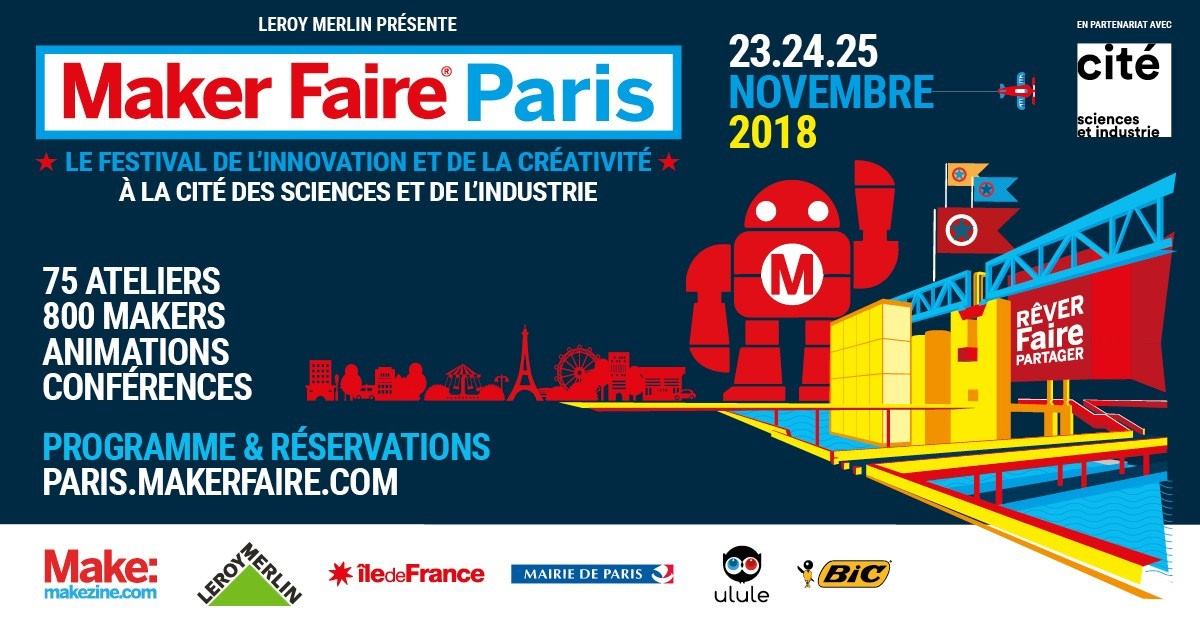 La Maker Faire de Paris approche ! 
Venez rejoindre l'équipe qui vous propose des places gratuites pour les membres et à 7€ pour les exté! 😎

Plus d'info sur l'événement facebook et surtout n'oubliez pas de vous inscrire ! 😉

#vieassoECE #MFP19 

facebook.com/events/8469061…