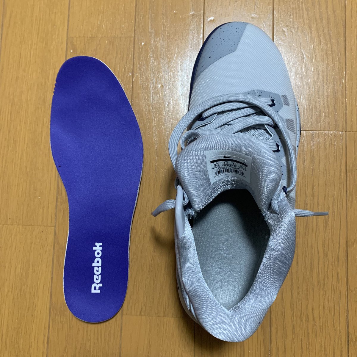 ASTERKICKS's tweet photo. 経年によりフォアが薄くなった #スーパーフィート ならキツくない👏👏👏
#Answer4 のインソール転用は解消☝️
#ナイキ #Nike #バッシュ #バスケ #basketball #NCAA #Georgetown #Hoyas #ジョージタウン #Hyperdunk2016 #ハイパーダンク #CollegeBasketball https://t.co/CTE8U0Z6uU