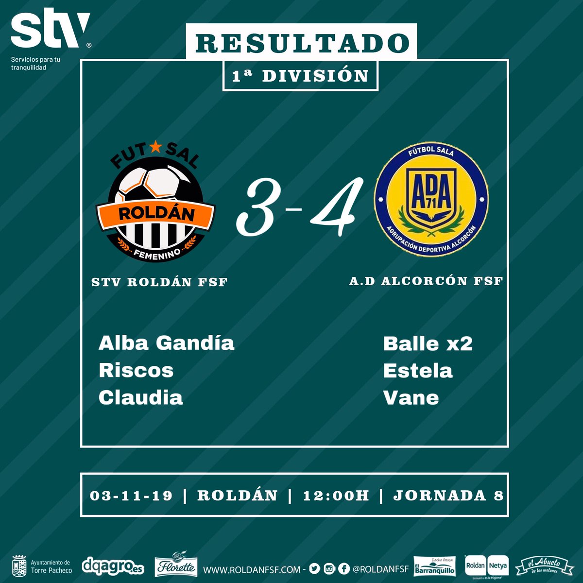 RoldanFSF's tweet photo. Partido muy competido donde hemos vuelto a fallar de cara a puerta. Gran derroche físico de todo el equipo luchando hasta el último segundo.

La afición como siempre de 10 animando todo el partido.

¡Seguimos trabajando!💪🧡

Enhorabuena @ADAlcorconFSF por la victoria.

📸 @grl48 https://t.co/sT5N5Gcv4G