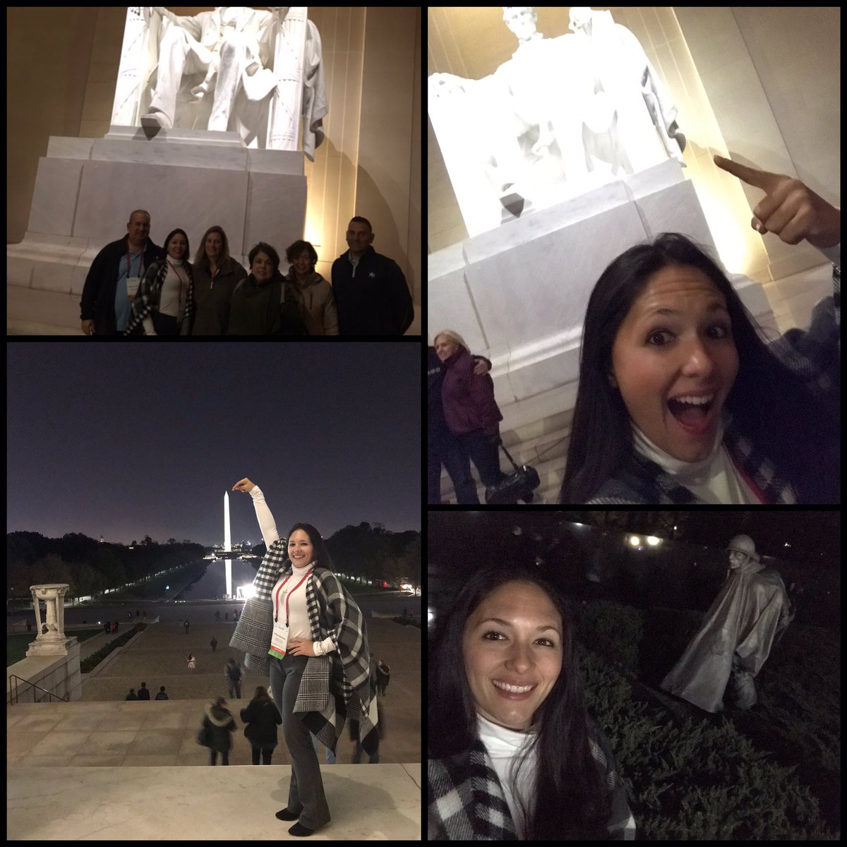 Ms_Bentley204's tweet photo. Oh my what an amazing night of culture and history w/ an incredible groups of educators! Thank you to the woman who took that epic pic of me tipping the #washingtonmonument 👇🏼 @washingtondc @NatlJumpStart @RIJumpStart @checkyourschool @eghsbiz @SueComparato @joytavano #JSNEC19 https://t.co/DYpTajKTVd