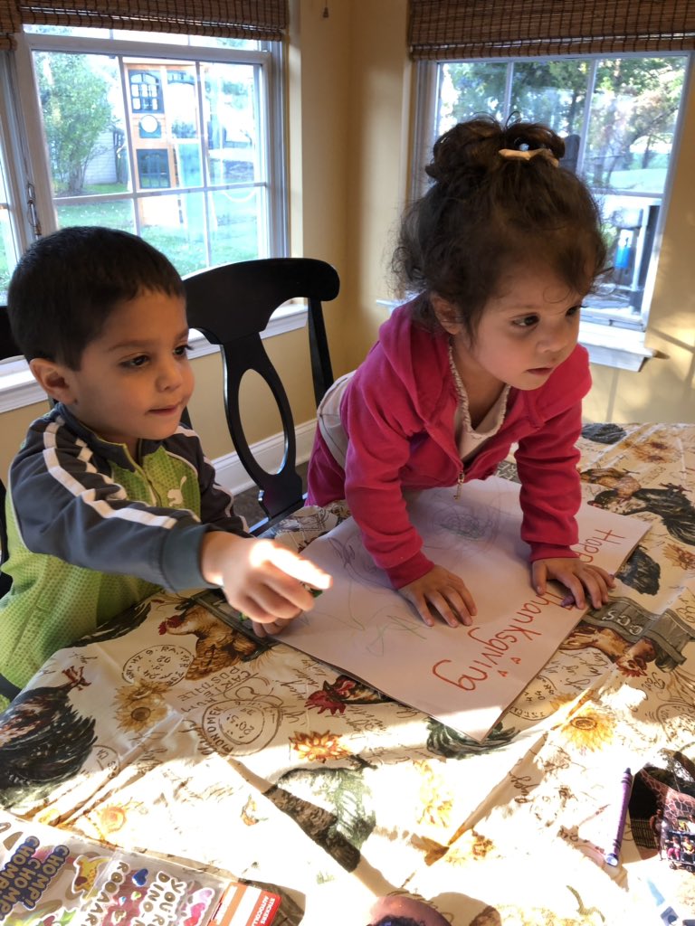 RinathKirshner's tweet photo. Family project completed! Thanks JC for the creative idea! #justchildren https://t.co/1uuiOxATnp