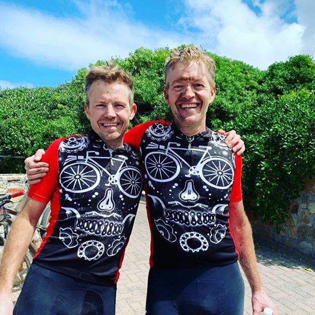 BicycleBrewing's tweet photo. Wines2whales 2019 done and dusted...dusty! 10 years in a row #wines2whales #mtb #adventure #bestbros #beerbikelife https://t.co/BDDbdaPwXm https://t.co/aW7PTsx8vw