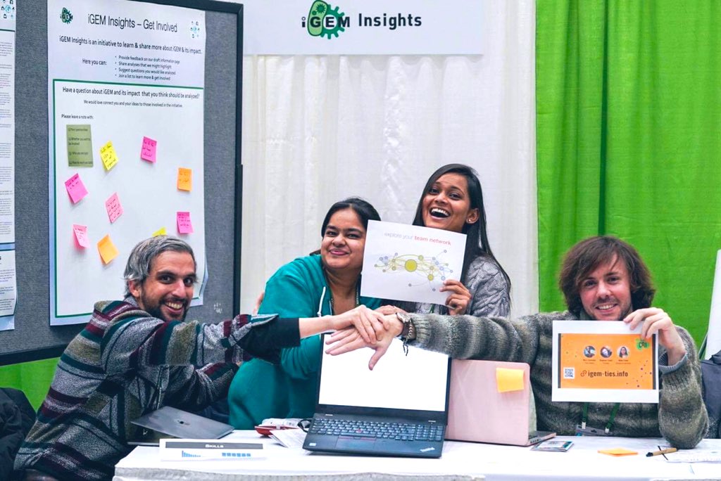 iGEM TIES (@igemties) on Twitter photo How does your iGEM team network look like? Excited to share our iGEM TIES network stories... 🕸💻🤯
Come meet us at the iGEM Insights booth in Hall D! <a href="/iGEM/">iGEM Headquarters</a> #iGEM2019
igem-ties.info How does your iGEM team network look like? Excited to share our iGEM TIES network stories... 🕸💻🤯
Come meet us at the iGEM Insights booth in Hall D! <a href="/iGEM/">iGEM Headquarters</a> #iGEM2019
igem-ties.info