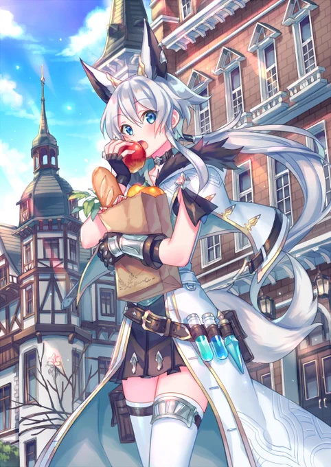 #誰かの推し作家になりたい 
ファンタジー系だとケモ耳とか角っ子が好き 