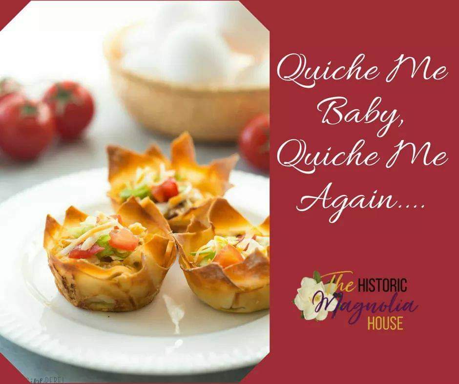 TheMagHouse442's tweet photo. Sunday Funday!! Come and get quiche'd. Join us at the table for today brunch 11a-3p. 336.617.3382 https://t.co/5uJ8WqJNlb