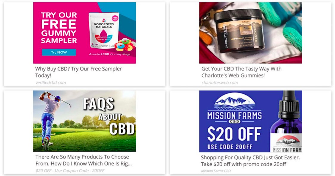 Infuzzed's tweet photo. CBD ads that deliver the message and experience your consumer is searching for @ https://t.co/07LiVhcyLU
#cbdppc #cbd #hemp #cbdaffiliates https://t.co/6gupXPX0NX