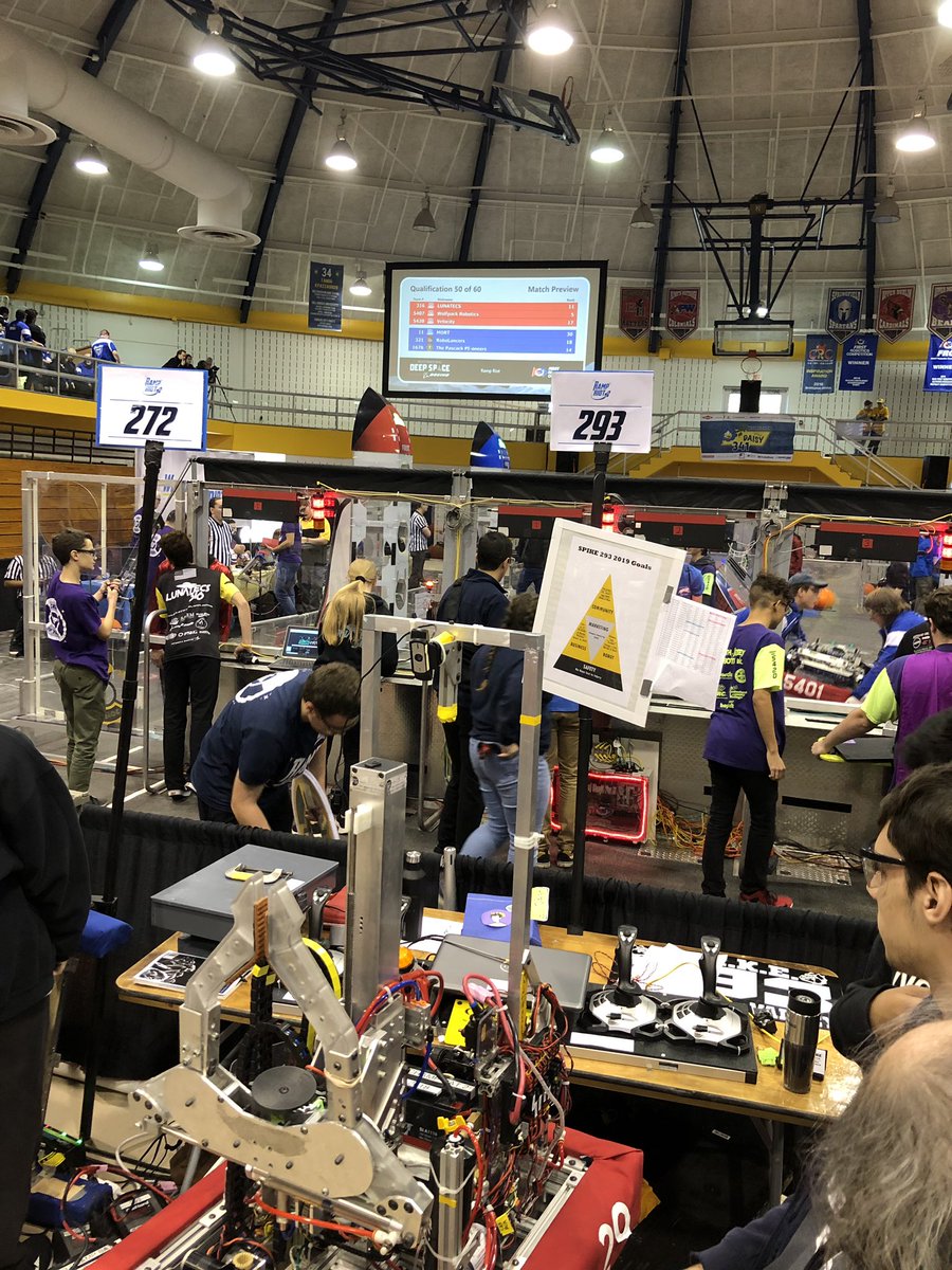 293spike's tweet photo. What’s that sign above our (informal off-season) pit at #RampRiot? It’s SPIKE’s Pizza of Success - our goals and culture in one tasty graphic! @HVRSD @HVCentralHS @hvrsd_STEM @FIRSTMidAtl #omgRobots https://t.co/txnoUvq1ZN