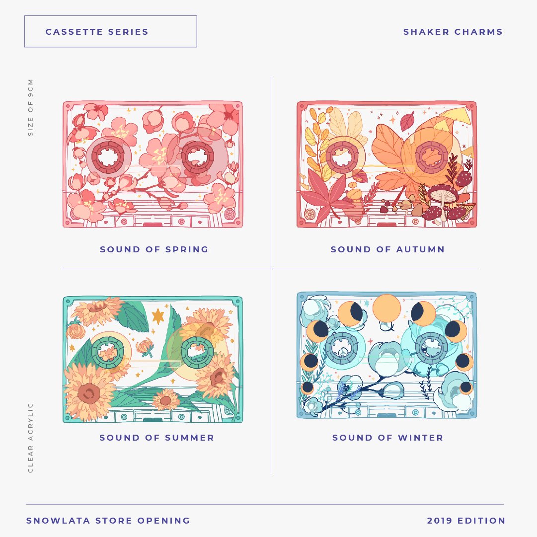 [RTs appreciate💕]

Winter store is now open! ✨snowlattes.co/store✨

Winter Bones sweaters and Cassette shaker charms are available for preorders ❄️✨

also quick giveaway for 25k followers🥳✨ RT and replies to join! GA ends on 10th Nov '19!