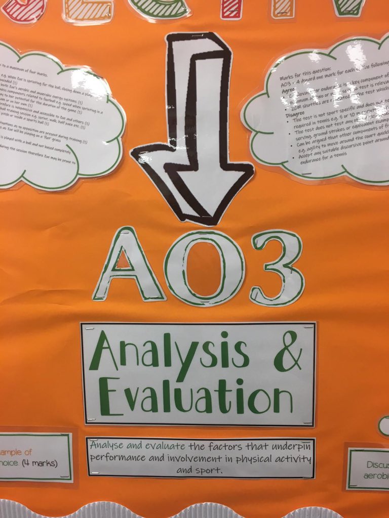 CAvery_WrightPE's tweet image. Proud to say a grand total of ZERO work was completed this half term! It baffles me how work focussed a lot of people have been on Twitter over HT! However, I am looking forward to being back &amp;amp; utilising this AO notice board @KHutchingsPE and I put together 🍂 #AQAGCSEPE #GCSEPE