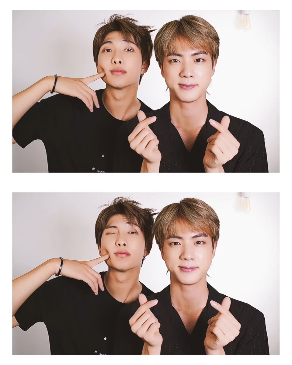 Gresiteisland's tweet photo. NAMJINISTS, ITS HAPPENING AND ITS REAL✨✨✨ #SillyBf #Namjin #랩진 #몬진 #ナムジン https://t.co/zLRkL5W4i3
