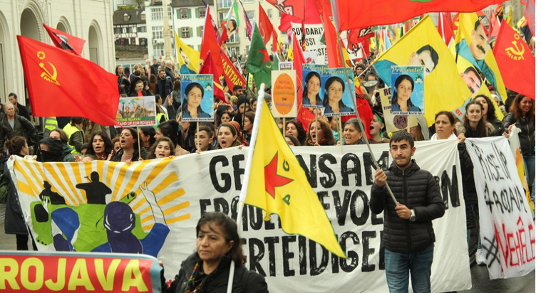 MLKP_IB's tweet image. Unite for #Rojava!
The mobilization around the world will continue, until our revolutionary resistance achieves victory
#RojavaKazanacak #RojavaResistance 
#RiseUp4Rojava #rojavaiçinayağakalk