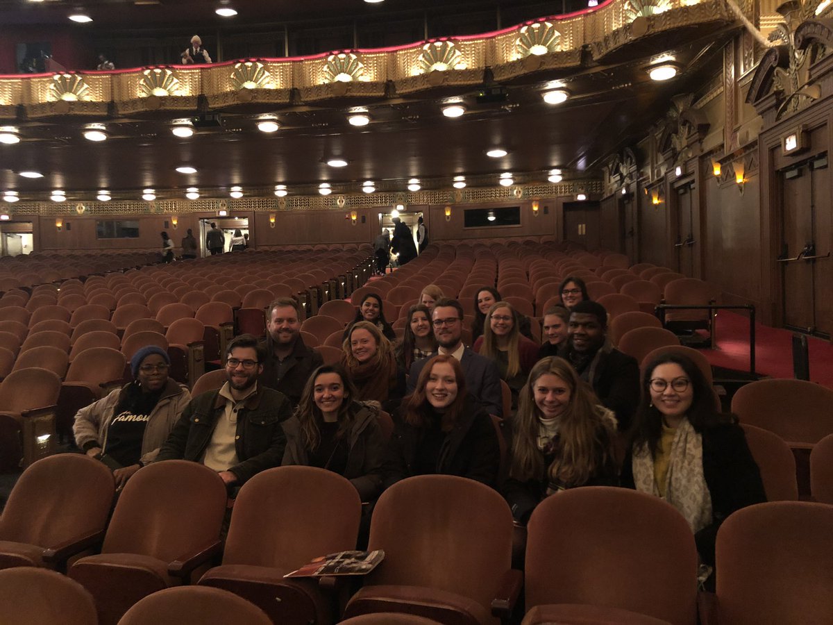 Such a powerful experience seeing <a href="/LyricOpera/">Lyric Opera of Chicago</a> opening night of Dead Man Walking with my lovely <a href="/NotreDame/">University of Notre Dame</a> students last night. Endless thx to my friends Jake Heggie and Cory Lippiello for speaking with them!