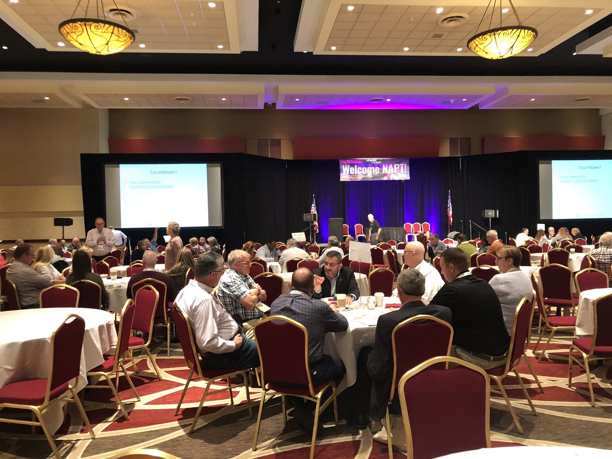 willmelbye's tweet photo. Fun session this morning with @karenmain talking about helping our teams to be successful everyday. #naptconference https://t.co/QoB9zS8bpR