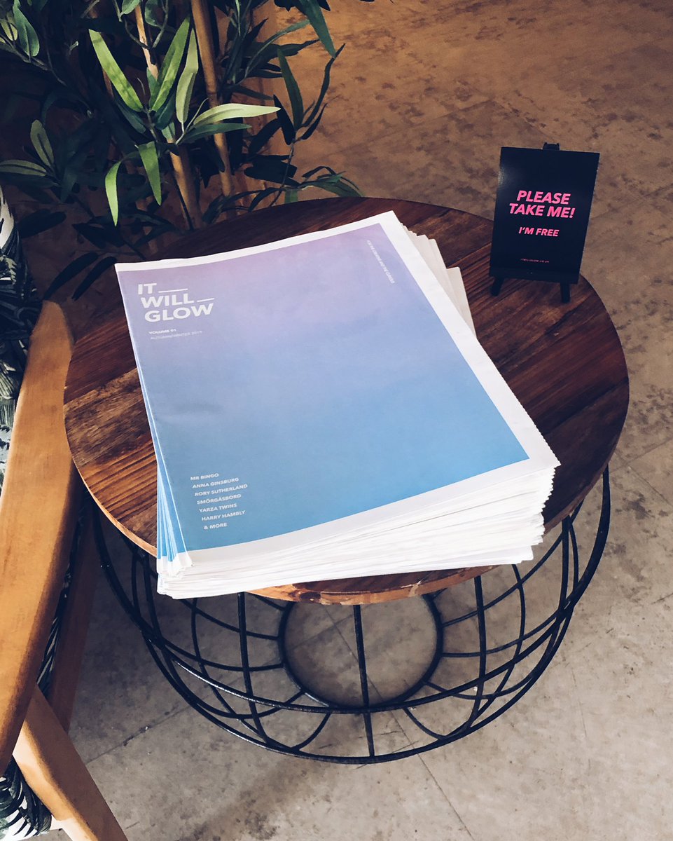 weareeverglow's tweet photo. Nice to see the paper we designed for @ItWillGlow out in the wild 🗞 https://t.co/TJnRS845JC