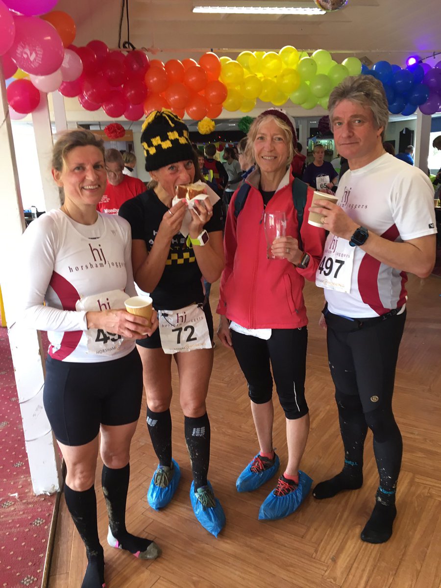 Great muddy fun on the hills for some of our club members at the Gunpowder Trot this morning with plenty of cake demolished at the end! Thanks <a href="/HJoggers/">Horsham Joggers</a> for hosting a great local event 👍🏼🏃🏼‍♀️ #Gunpowdertrot #Trailrunning 🏃🏼‍♂️<a href="/UKRunChat/">UKRunChat</a> <a href="/racecheck/">racecheck.com</a>