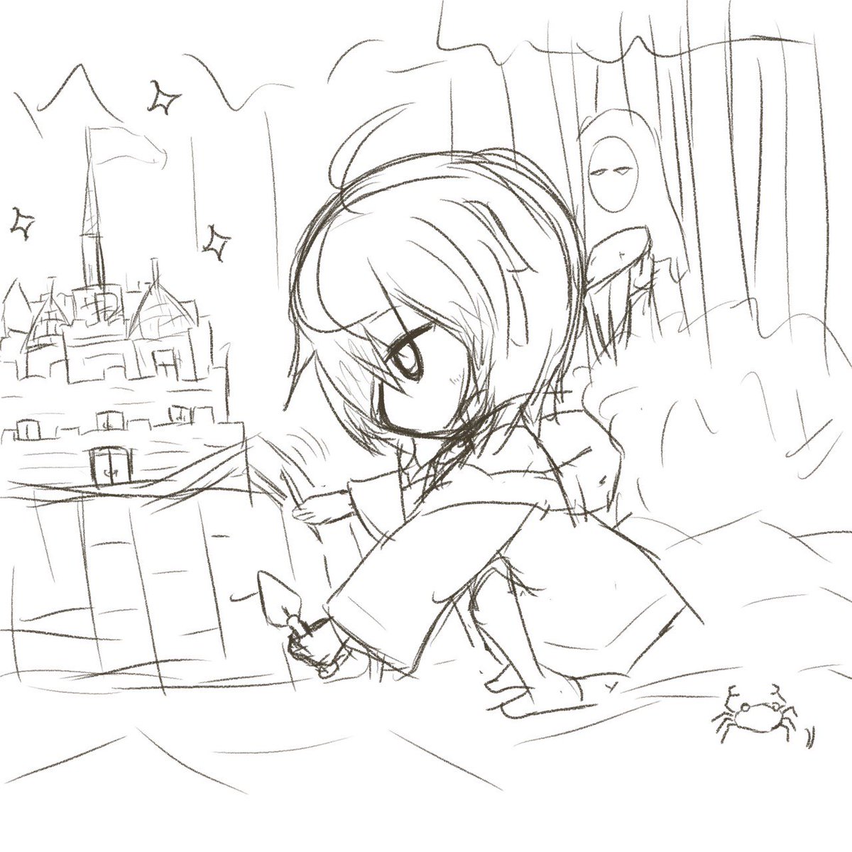 affectionprojec's tweet photo. 海上カシウスちゃんが砂の城を建てるようです置き場 https://t.co/Q2Rc6TBouw