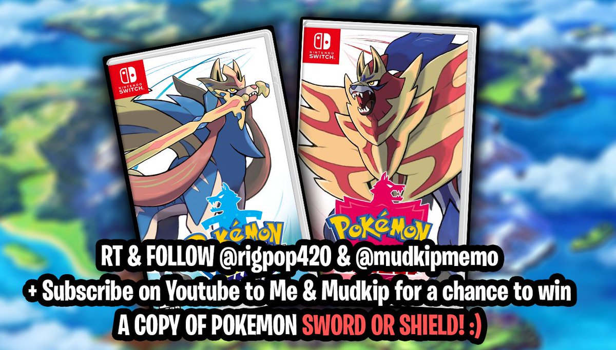 RuffledRowlit's tweet image. Hey guys if you want to have a chance to win a copy of Pokemon Sword or Shield check this out!. Enter by Subscribing to me &amp;amp; @MudkipMemo aswell as FOLLOWING BOTH OF US here on Twitter and also RT this post :) GOOD LUCK!.