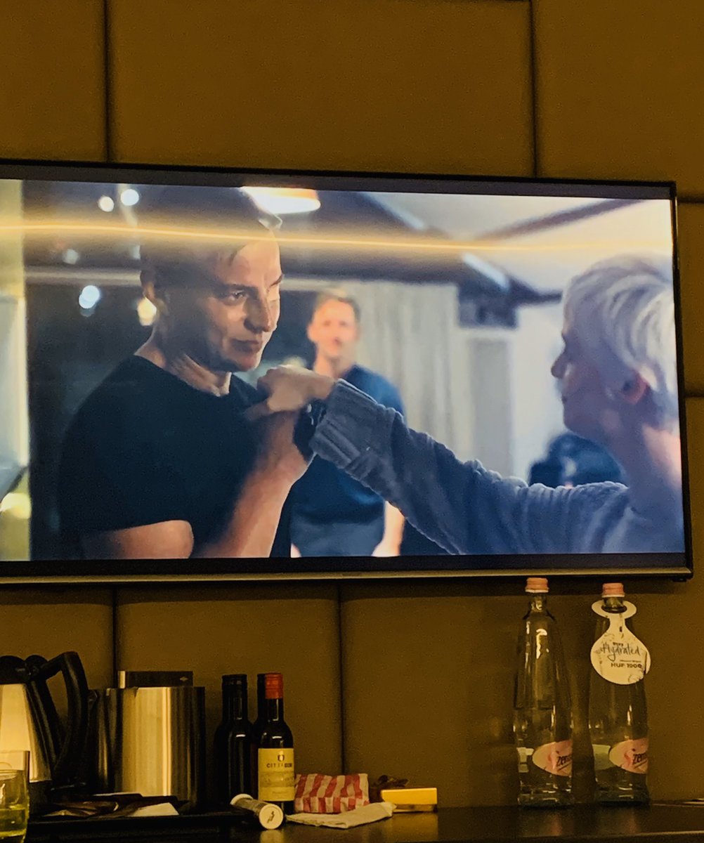 PatrickHHoy's tweet photo. When you’re in your @HiltonHotels room on a Sunday night in Budapest watching @jackryanamazon - and you see your fabulous friend @SashaLClarke up on the screen!! 👏👏👏👏
#GoSasha #SuperstarSasha https://t.co/PKf1vQ2vN4