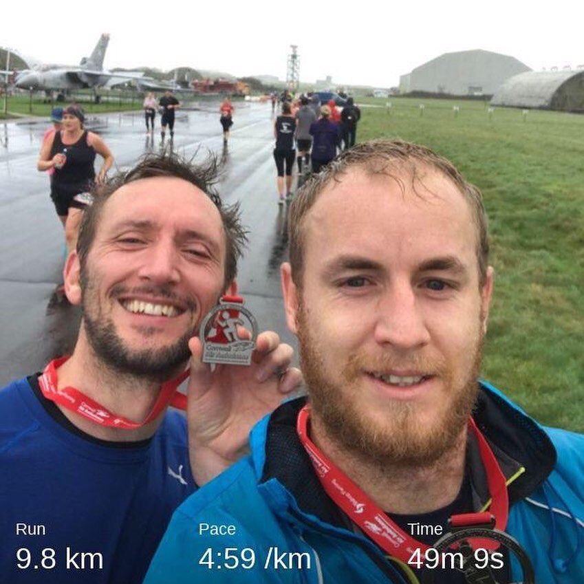 DavidGuffick's tweet photo. Busy day started with a wet 10k at #runwayrunaround for @cornwallairamb . Great effort by the hundreds of runners and a big thanks to the marshalls and staff. Hopefully lots of cash coming in from the day!! https://t.co/AfQcjp7vnD