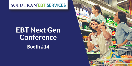 SolutranEBT's tweet photo. The Solutran team would like to welcome you to the 2019 EBT Next Gen conference! We hope to see you at booth 14 over the next few days. #EBT2019 https://t.co/KwSoNnu9Zo