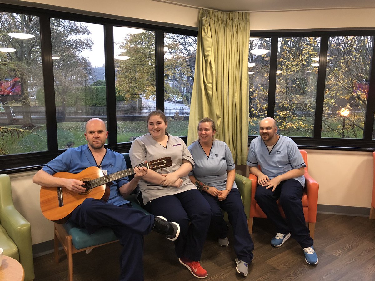 What better way to spend a rainy afternoon with Barry on the guitar after an afternoon tea party with scones #teamHuntly#personcentredcare#afternoonteaparty