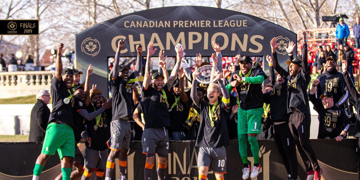 cansoccerfeed's tweet image. Congratulations to @ForgeFCHamilton on winning the #CanPLFinal 

⬆️⭐️🛡