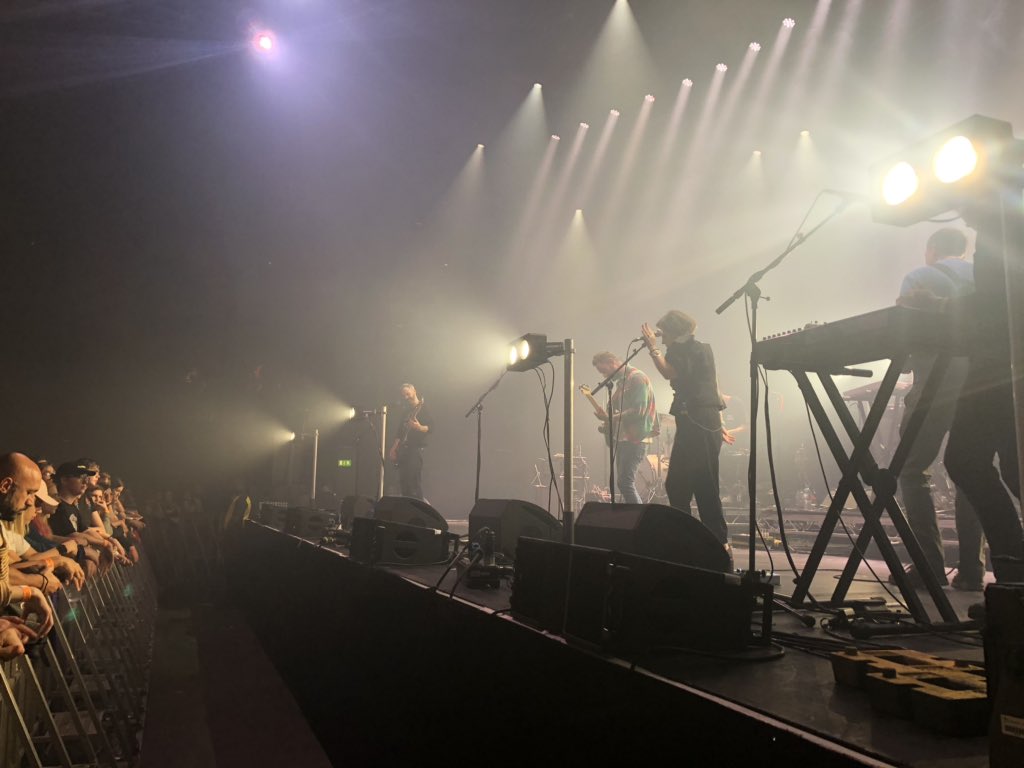 americfootball's tweet photo. Last night at @mirrorslondon was amazing! Thanks to @RachelAGoswell for joining us to sing her part IRL on “I Can’t Feel You” ❤️ you London. Hope to be back very soon. Back to back Leeds today/ tonight! https://t.co/IBetYQSkZx