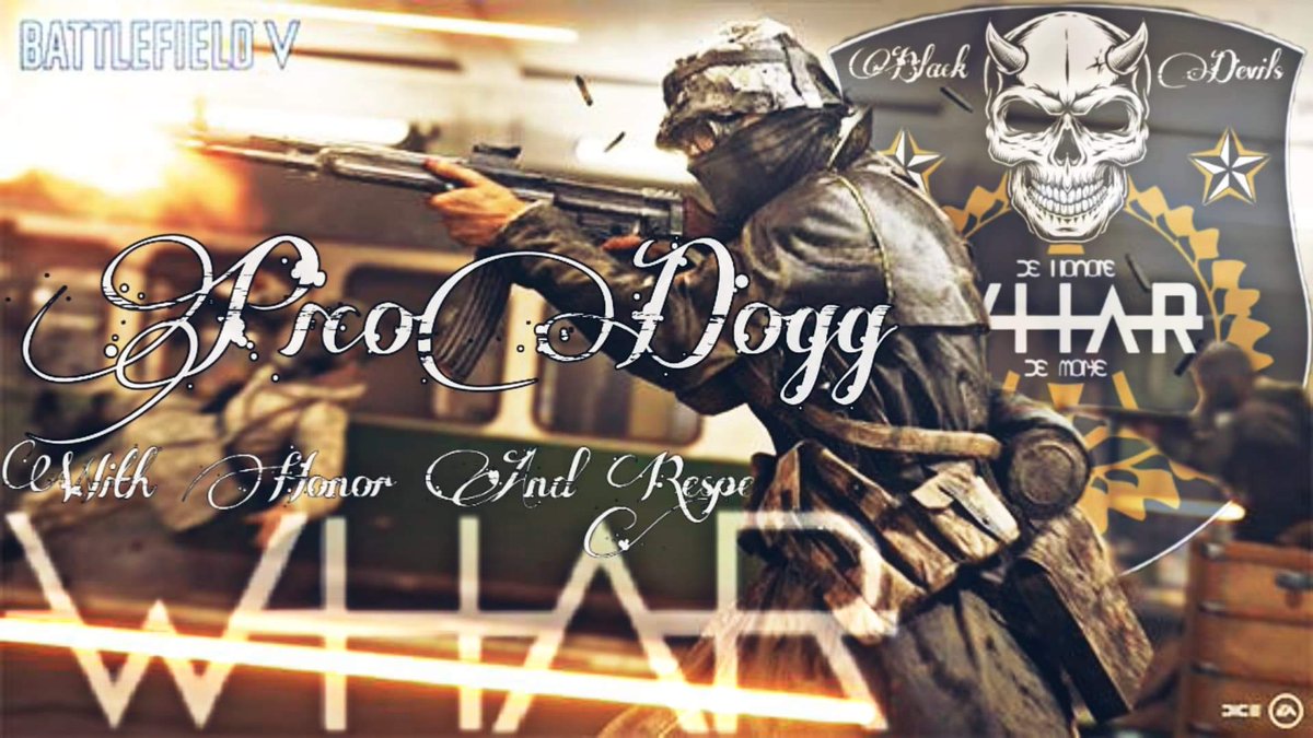 WithWhar's tweet photo. #BattlefieldV #bcitw #whar #withhonorandrespect #platoon #gaming #wharishere #bfv #DICE #ps4 #callingcards 
Picodogg https://t.co/USLkvMvRWp