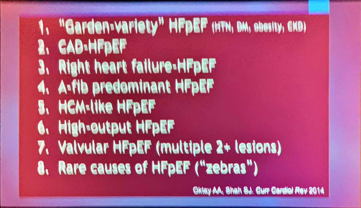 DavidACohen3's tweet image. #PhilaCVSummit: The spectrum of #HFpEF @PPirlamarla_MD   Not just one disease. #MainLineHealth
