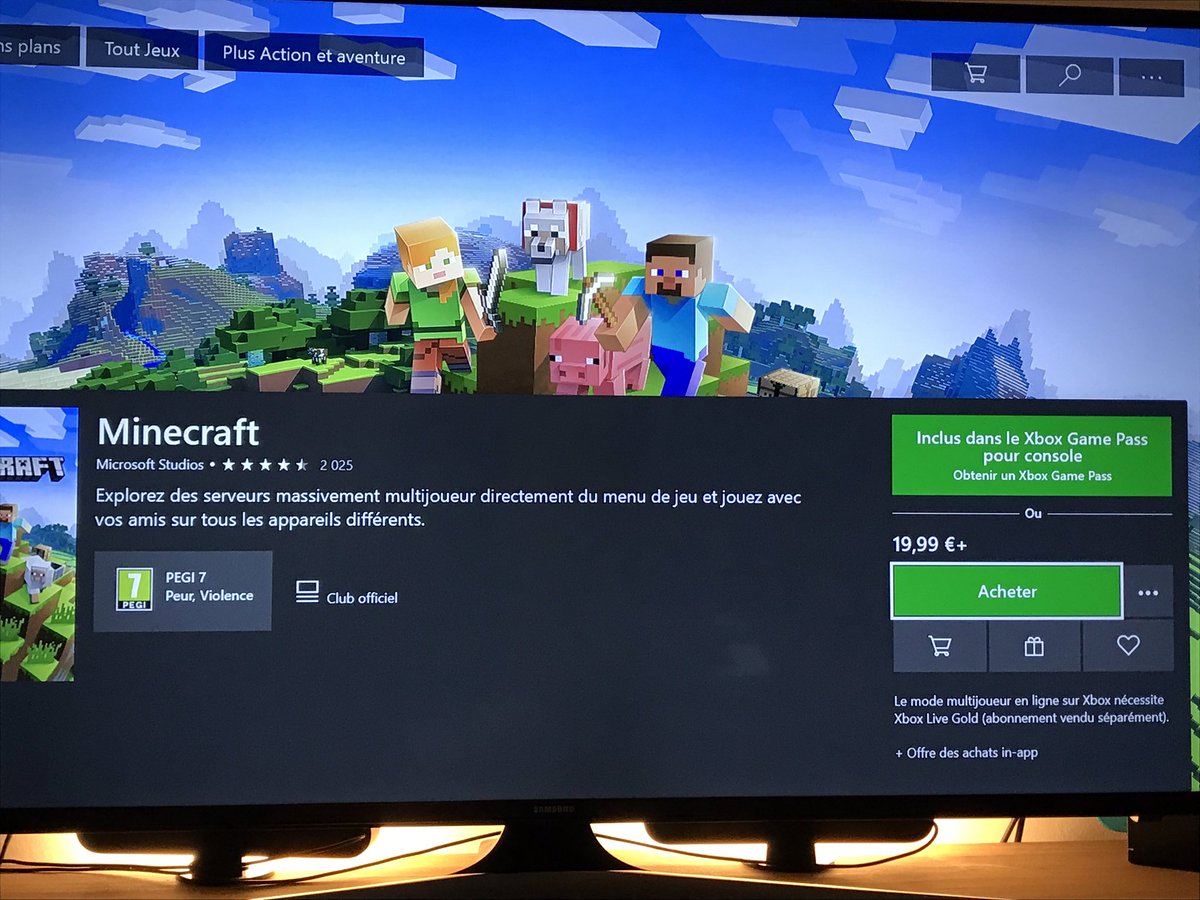 KoziolALEX's tweet photo. Yo @Minecraft , gratuit ?! Really ?
#Minecraft https://t.co/A12enuxues