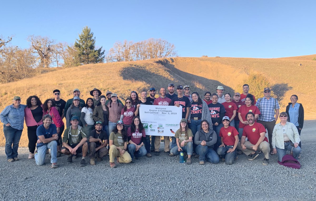 JudgingSoil's tweet photo. ASA-SSSA Region 6 Soils Contest 2019 ⁦@humboldtstate⁩ ⁦@NRESCalPoly⁩ ⁦@ChicoState⁩ ⁦@FSJordanCollege⁩ ⁦@nmsu⁩ ⁦@NCSS1899⁩ ⁦@PSSAC⁩ ⁦@SSSA_soils⁩ ⁦@_SASES⁩ ⁦@NRCSCalifornia⁩ ⁦⁦@USDA_NRCS⁩ #region6soiljudging https://t.co/9YtR5aP9Yt
