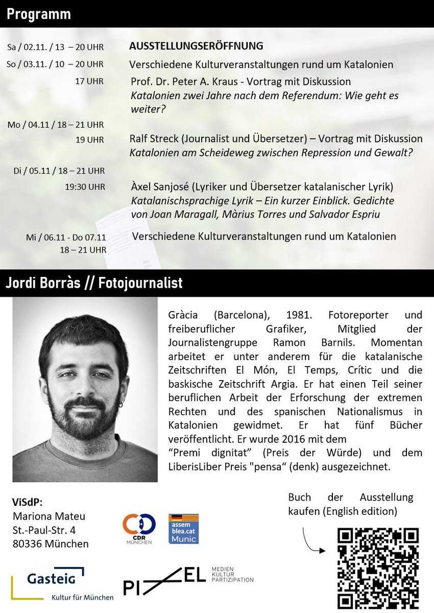 Al centre Cultural més important de Munic #Gasteig conferència amb Dr. Peter Kraus, professor de Ciència Política de  <a href="/uni__augsburg/">Universität Augsburg</a> sobre l’1 Octubre 2017, organitzat per <a href="/anc_de/">ANC Deutschland 🎗</a> <a href="/ANC_Munic/">ANC - Munic</a>. Sala a petar 💥✨ #Katalonien