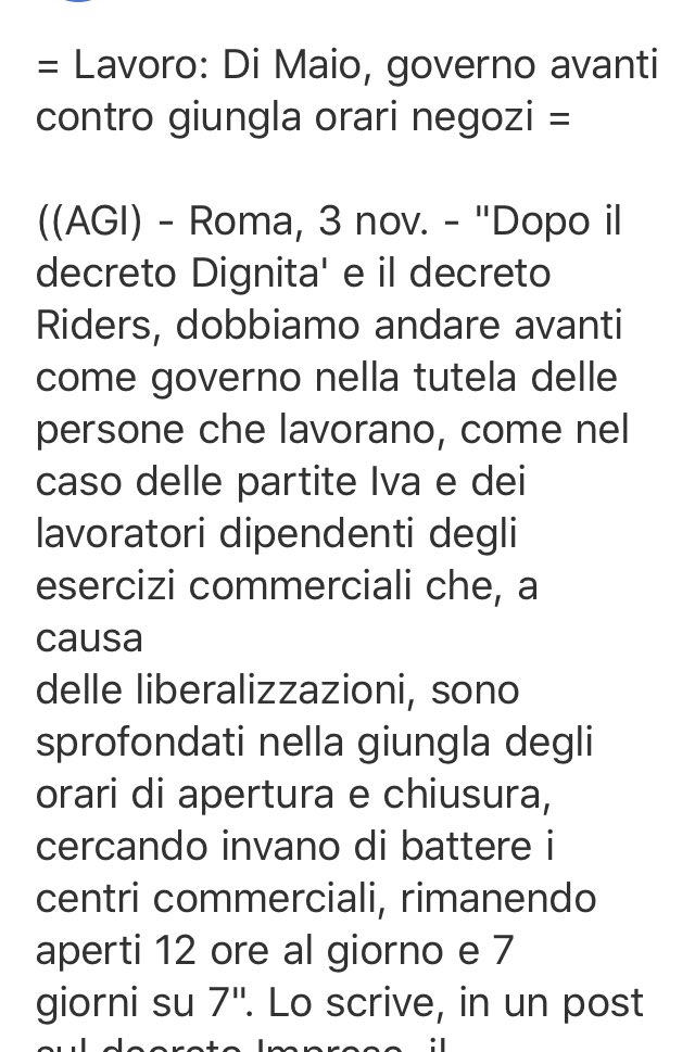 CarloCalenda's tweet photo. Daje ⁦@luigidimaio⁩ chiusure domenicali. È la botta che manca. Così perdiamo 50.000 posti in un colpo solo e ingrassiamo Amazon per la gioia di Casaleggio. Sono Pazzi Questi Grillini https://t.co/tKrOilAlPB