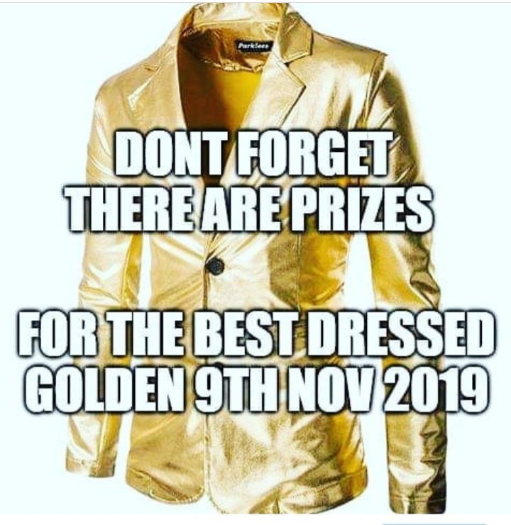 GoldenUk3's tweet photo. Have you got you're outfit sorted yet? 
Prizes for best dressed. Tickets for 9th Nov: https://t.co/v535oBSCio
#gold #outfits #goldclothes #dancing #friends #dancefloor #djs #golden #glitternails #makeup #housemusic #trancemusic #stokeontrent #keeleuni #competition #HouseMusic https://t.co/H0RfqW7A4h