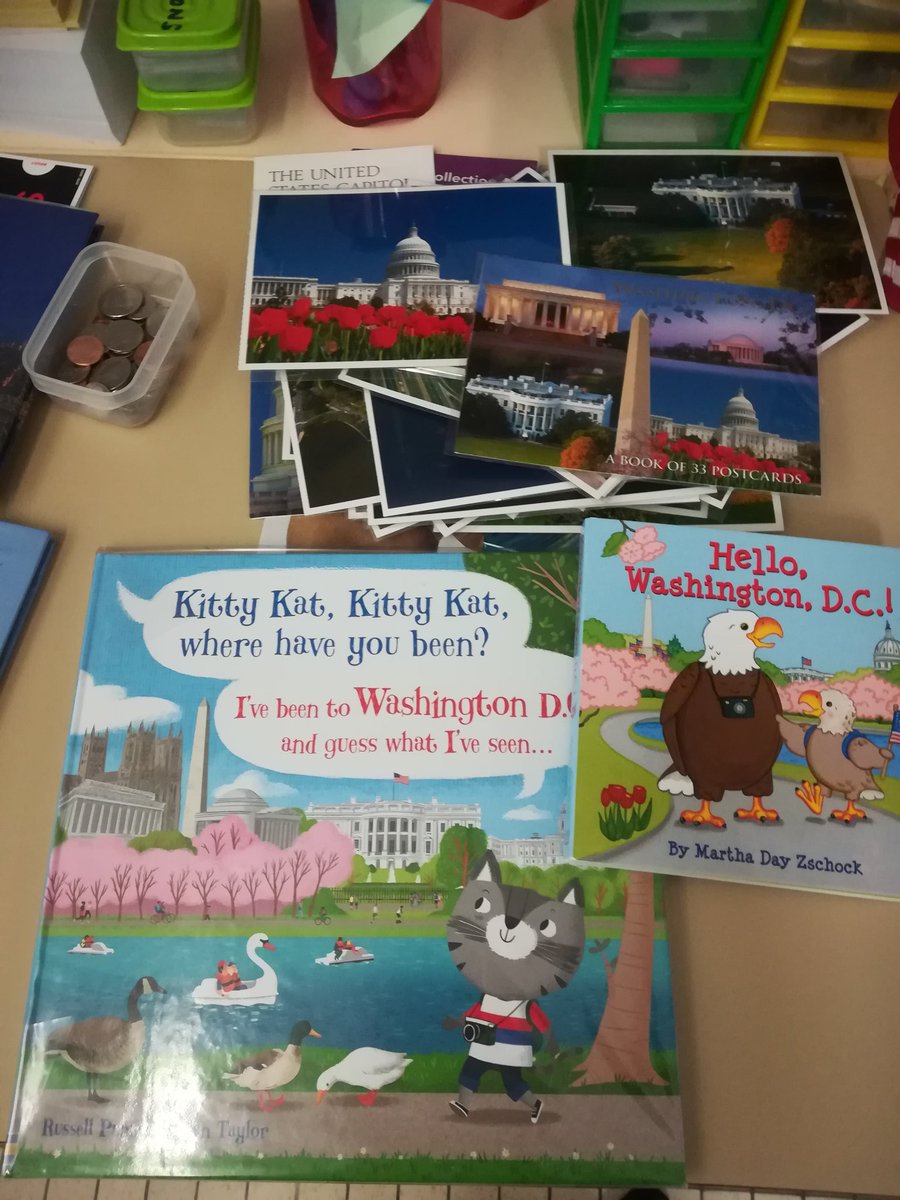 Le coin anglais a bien changé pendant les vacances. 😉😊 New-York et Washington sont à l'honneur ! 🗽🌎🏙️