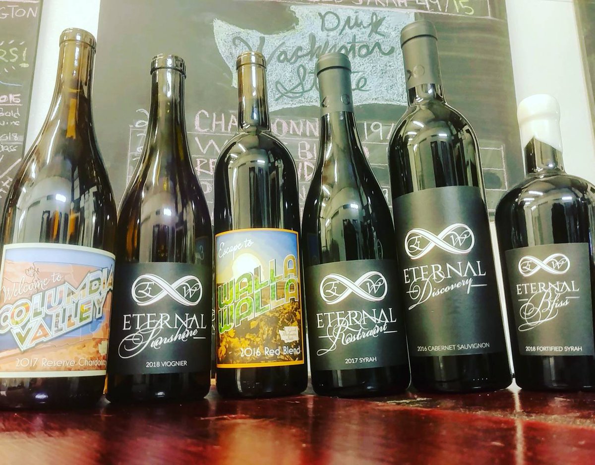 DrinkWA_State's tweet photo. Boom 6 new wines. Last day of Fall Release we are open 10-6 today! #WaWine #Wine 
.
.
.
#WallaWallaWine #Washington #WashingtonWine #NewReleases #Viognier #Pumpover #WaHarvest #Harvest19 #Winemaking https://t.co/XzPpEoxyWq
