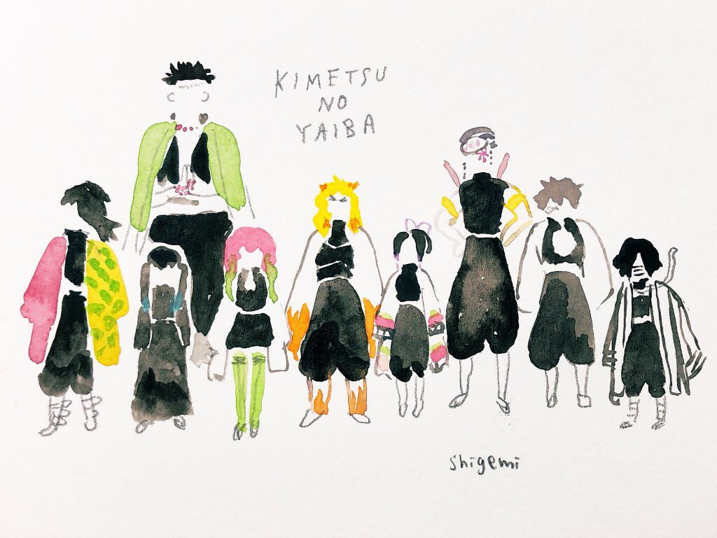 甘露寺蜜璃 「#ゆる鬼滅

柱達がとても好きです。 」|shigemiのイラスト